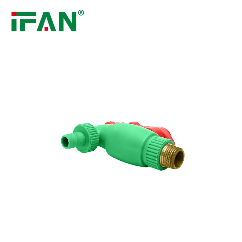 Factory Wholesaling Water Suply Pn25 PPR Bibcock with Brass Thread